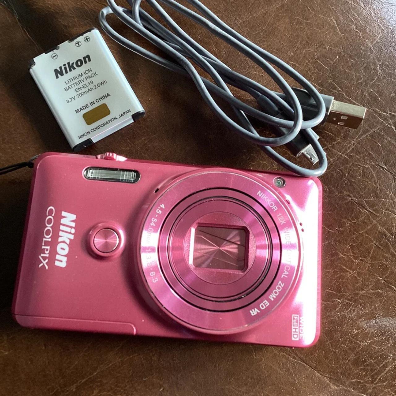 Nikon Coolpix S6900 Pink 16MP Digital Camera Tested Superb WiFi Flip screen ex++