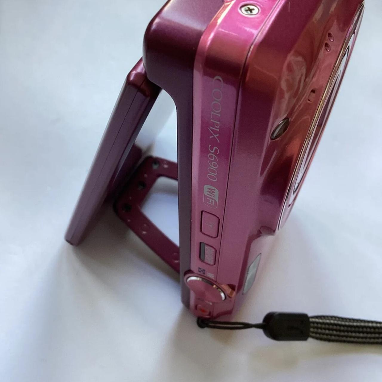 Nikon Coolpix S6900 Pink 16MP Digital Camera Tested Superb WiFi Flip screen ex++