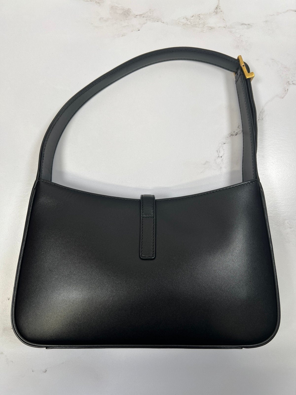 Authentic Pre-Owned YSL Le 5 À 7 Hobo Bag – Black Smooth Leather, Small Size