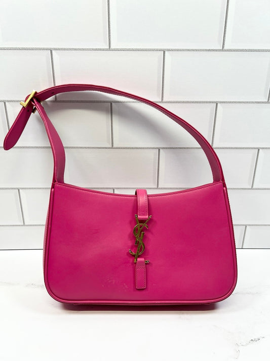 Authentic Pre-Owned YSL Le 5 À 7 Hobo Bag – Hot Pink Smooth Leather, Small Size