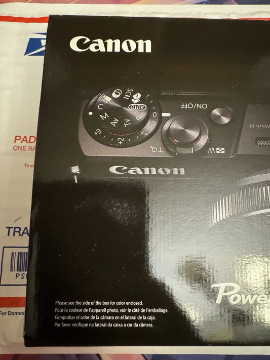 NEW Canon PowerShot G7 X Mark III - 20.1MP Point & Shoot Digital Camera - Black