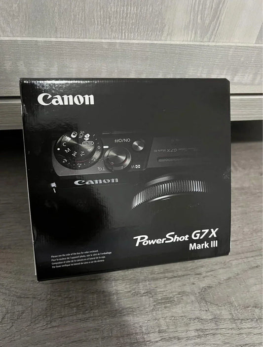 Canon PowerShot G7 X Mark III - 20.1MP Point & Shoot Digital Camera - Black