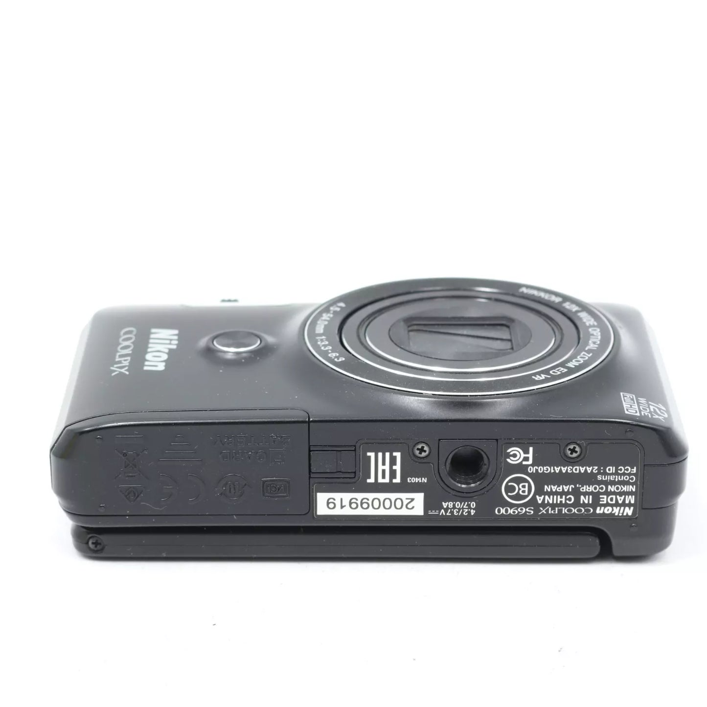 [NEAR MINT] Nikon COOLPIX S6900 Black 16.2 MP Compact Digital Camera From Japan