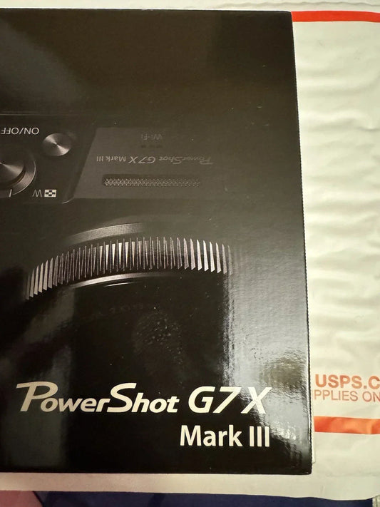 NEW Canon PowerShot G7 X Mark III - 20.1MP Point & Shoot Digital Camera - Black
